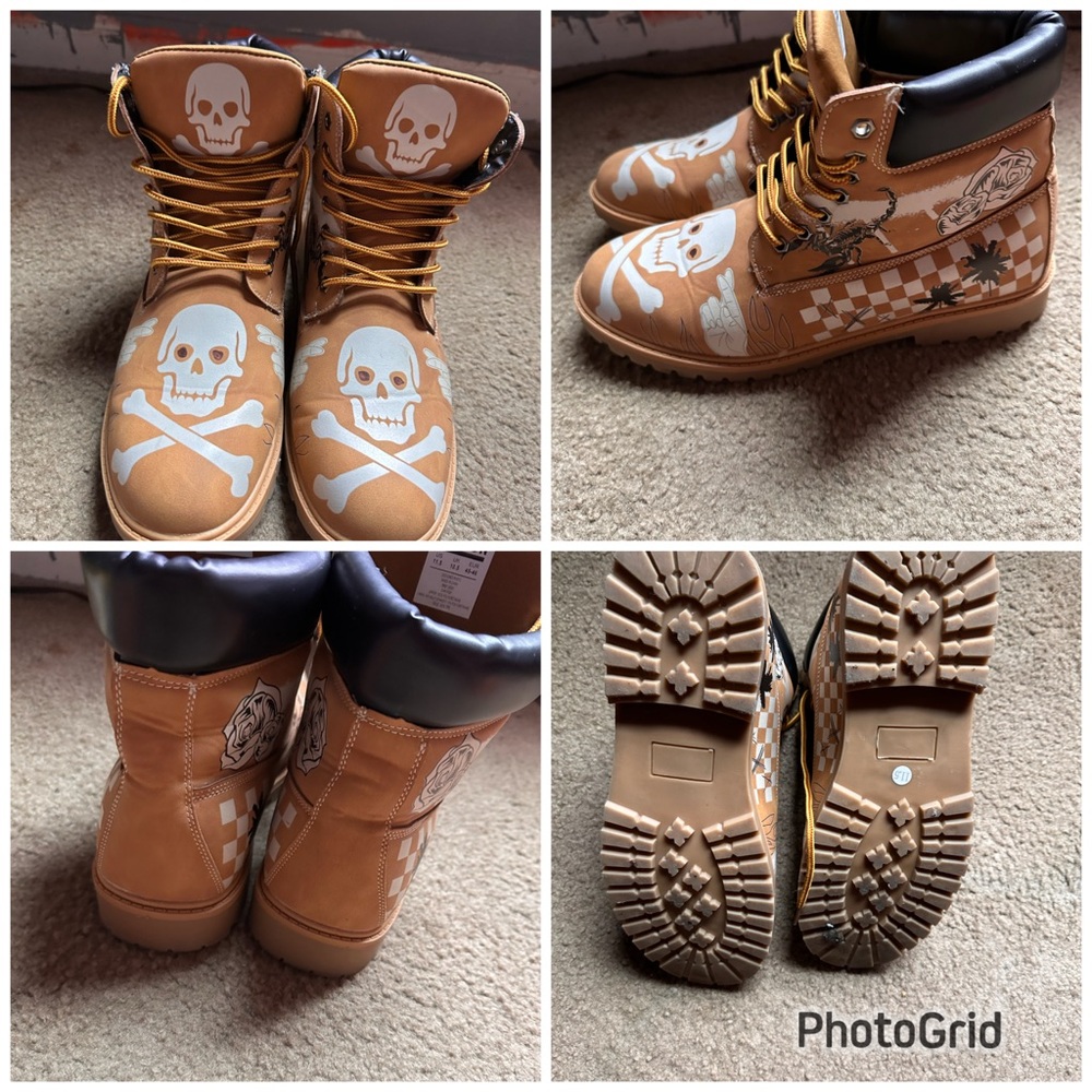 Skull Boots